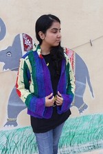 Crochet jacket Crochet jacket / Hand-knitted Crochet Cardigan / Short jacket