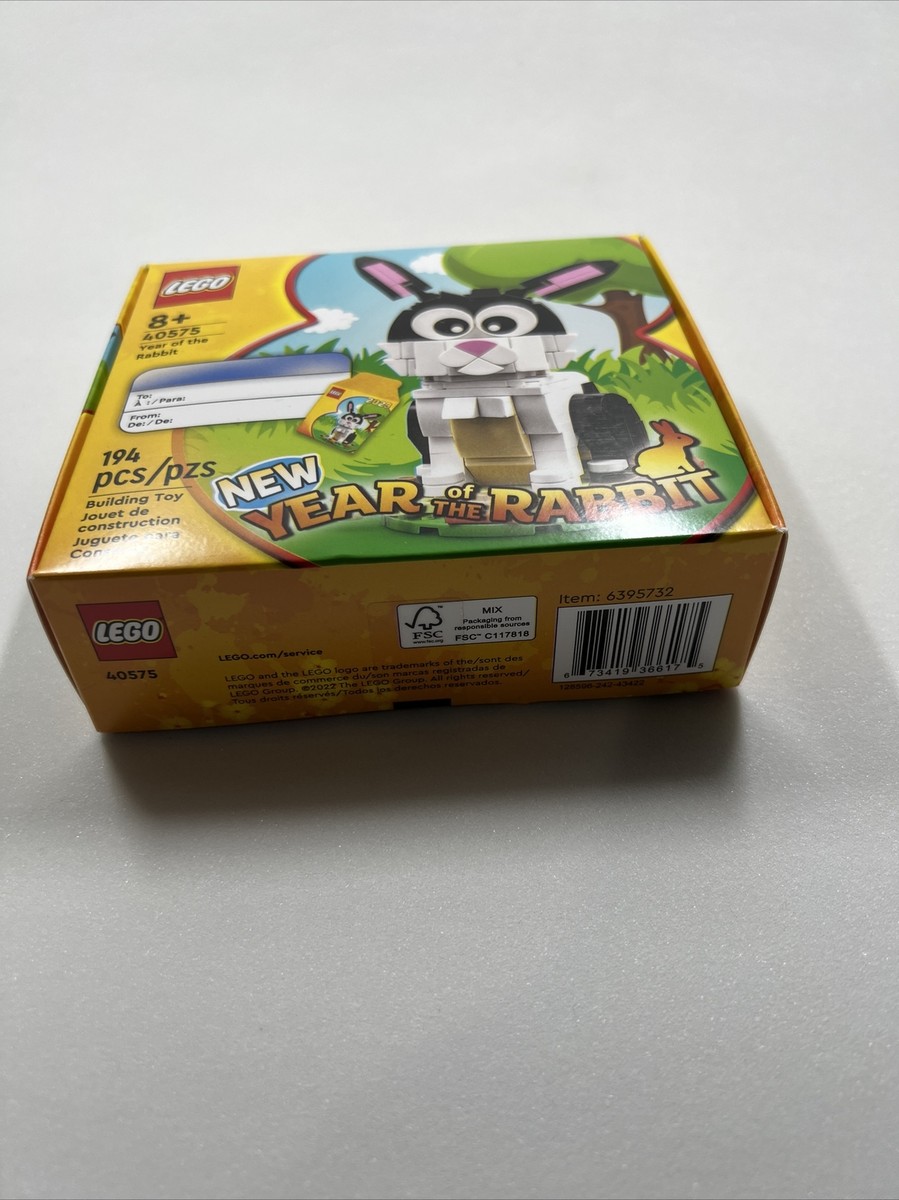 LEGO 40575 YEAR OF THE RABBIT LUNAR NEW YEAR 194 PIECES