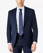 BNWT Izod Mens Stretch Classic Fit Navy Suit Separate Jacket (42L)