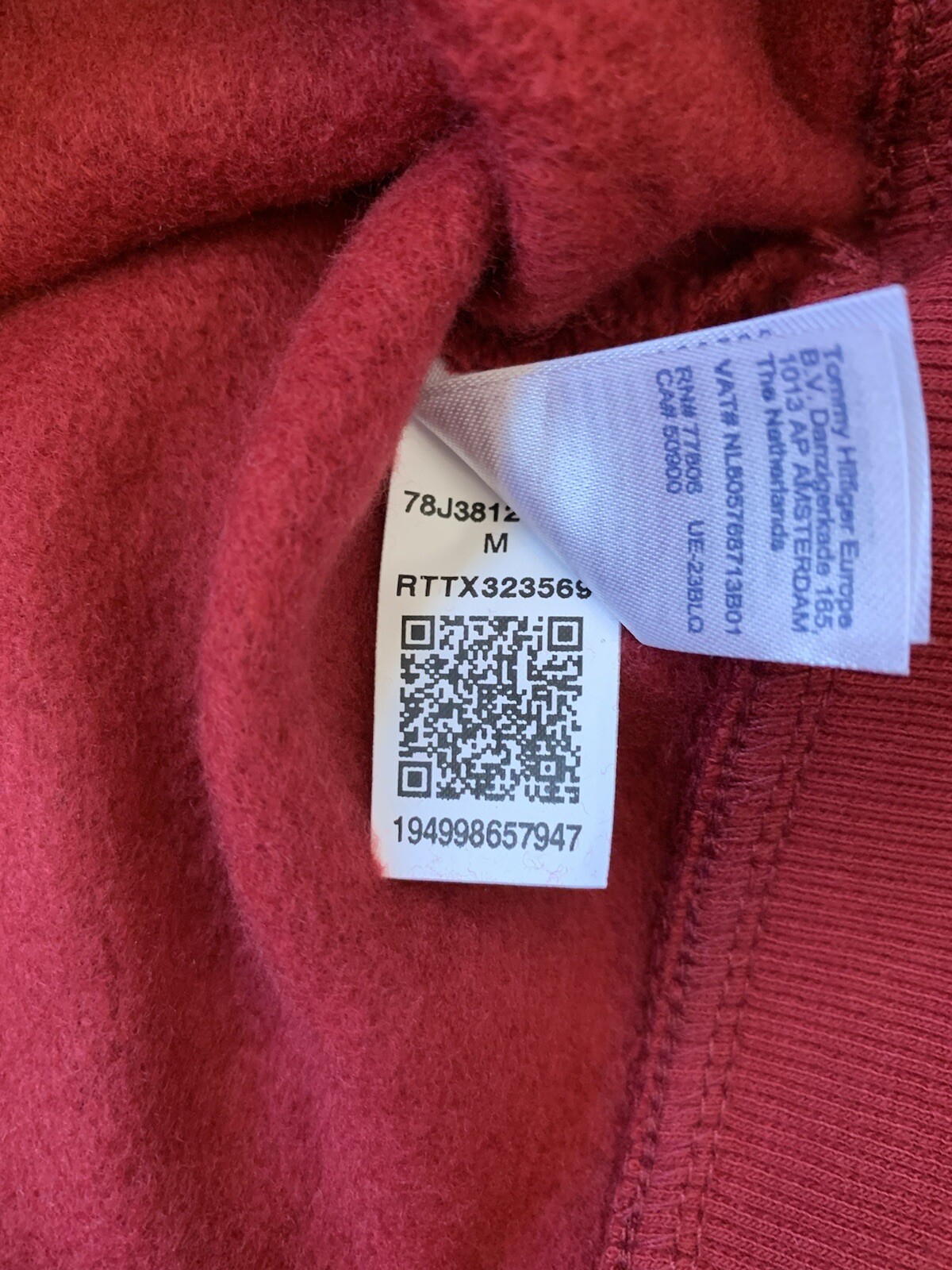 Tommy Hilfiger Essential Quarter-Zip Sweatshirt, Medium, NWT image 6