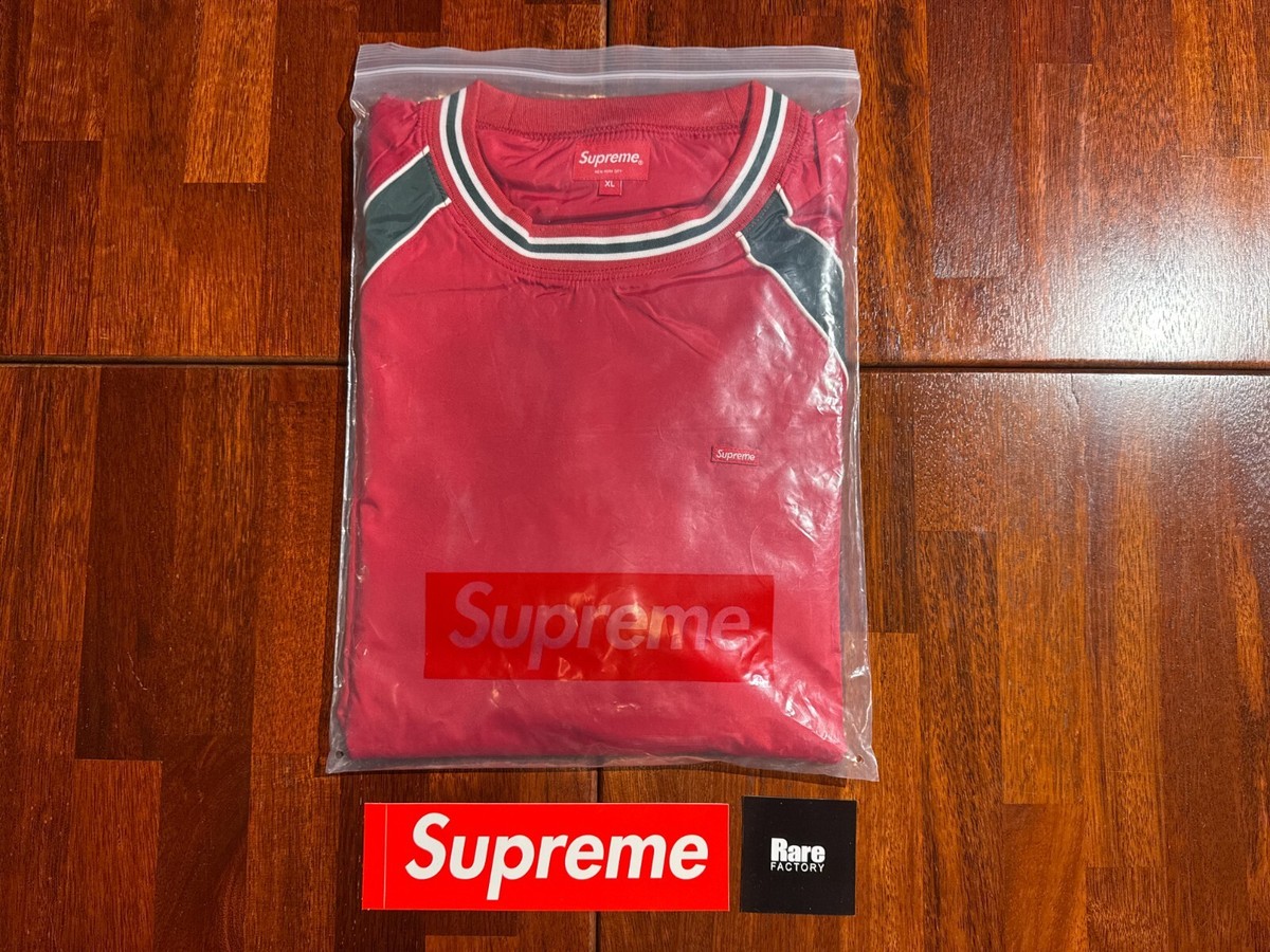 Supreme Piping Warm Up Pullover Red XL | eBay