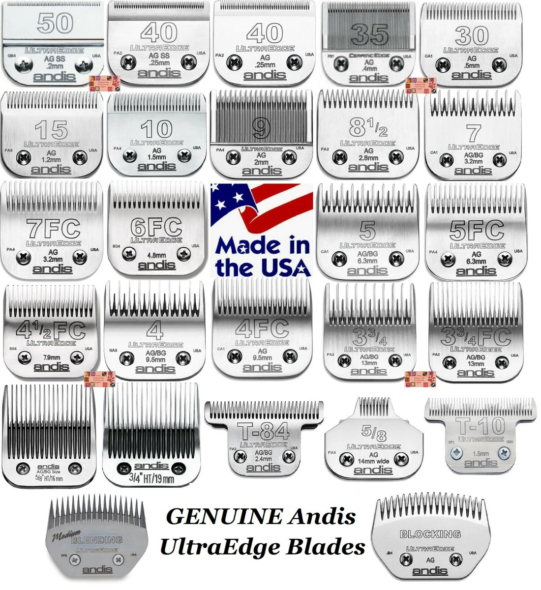Ags top clipper blades