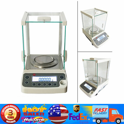 120 x 0.0001g 0.1mg Digital Electronic Analytical Balance Precision Lab Scale!