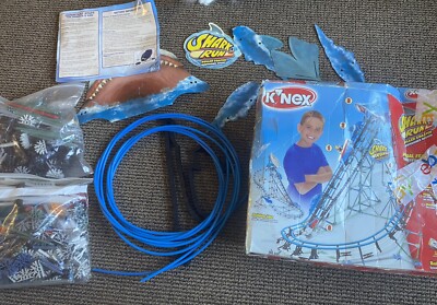K'NEX Motorized Shark Run Roller Coaster 13057 | eBay