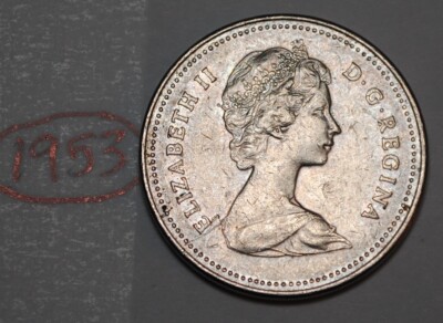 Canada 1982 5 Cents Elizabeth II Canadian Nickel Five Cent Lot
