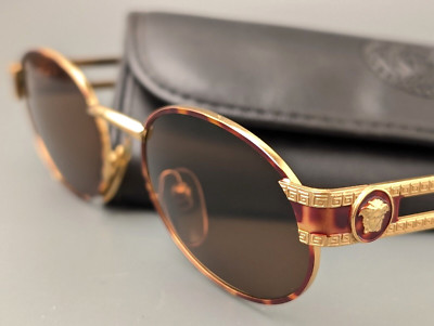 GIANNI VERSACE MOD S68 Col.55M GOLD Medusa Sunglasses GIANNI VERSACE MOD S68 Col.55M GOLD Medusa Sunglasses