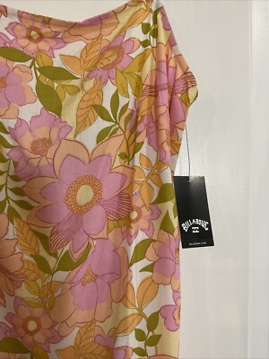 Billabong Dresses | Nwt Golden Hour Maxi Dress Billabong | Color: Green/Pink | Size: Xs | Allure_Me's Closet
