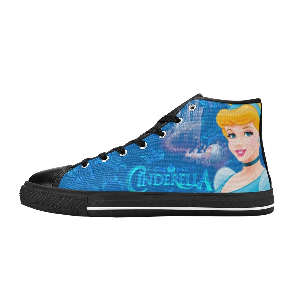 Cinderella Custom High Top Canvas Sneaker Shoes For Kids | eBay