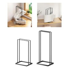 Coat Hanger Organizer Stacker Sturdy Multifunctional Iron Towel Shelf for Closet