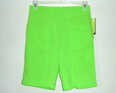 Emerald 18~Bright Green Golf Shorts~Athletic Sports Wear~Womens size 10~NWT~New | eBay