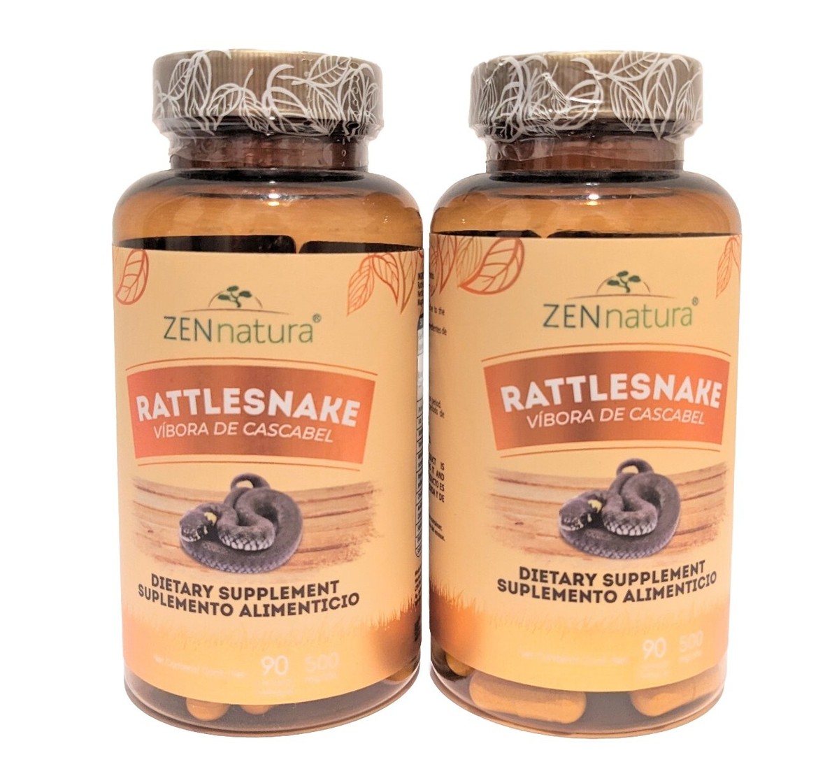 pack! Rattlesnake Capsulas De Vibora De Cascabel 90 Capsulas - Main Image