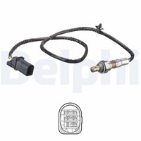 Delphi Lambdasonde Sensor Abgassteuerung ES21220-12B1 FüR Fiat Punto EVO Van 199