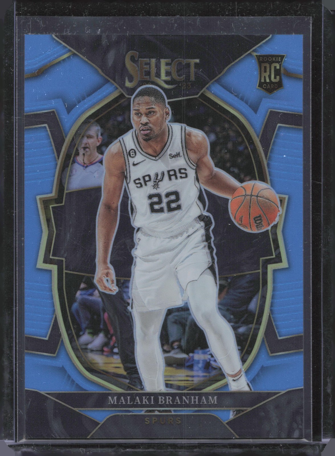 2022-23 Panini Select #95 Malaki Branham Light Blue Prizms #/299
