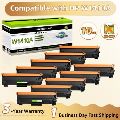 10PK 141A Toner Cartridge No Chip Greencycle Compatible HP Laser Jet M110w