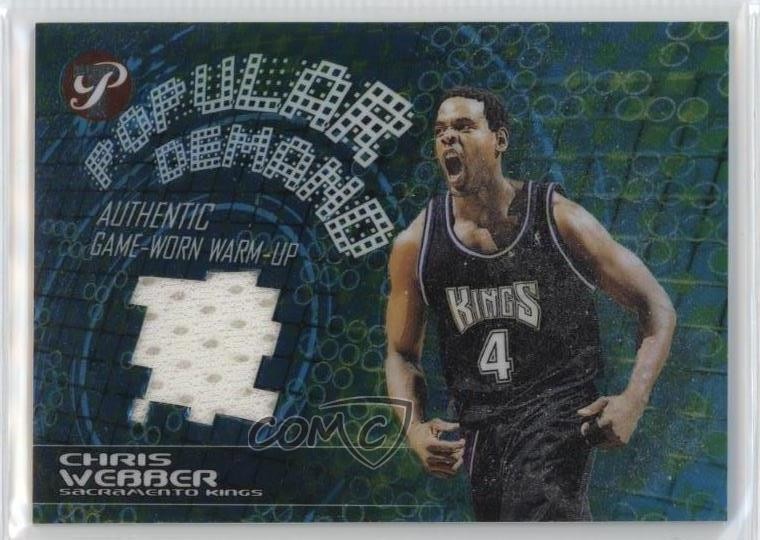 2002-03 Topps Pristine Popular Demand Chris Webber #PD-CW HOF 0w20
