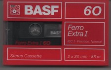15 BASF Audiocassetten 60 min (neu)