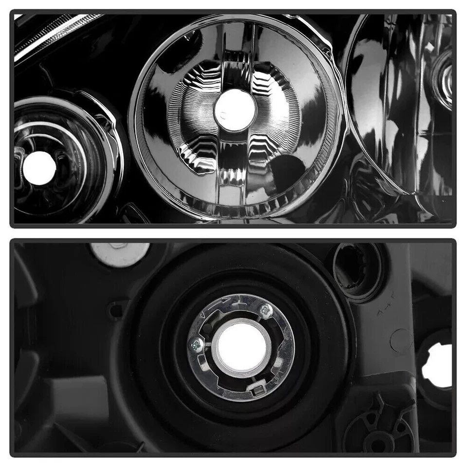 Par de faros de repuesto para Acura RSX 2005-2006 negros nuevos Foto 4 de 4