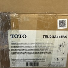 TOTO TEU2UA11 SS Ecopower Ecoefv Concealed Urinal Flush Valve W 14 X 12 Cover