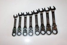 Icon Wrstfm Ratcheting Stubby Flex Head Wrench Set Metric 12-19mm 8pc