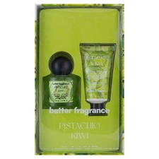 Better Fragrance Pistachio Kiwi 2pcs Set For women including perfume and lotion