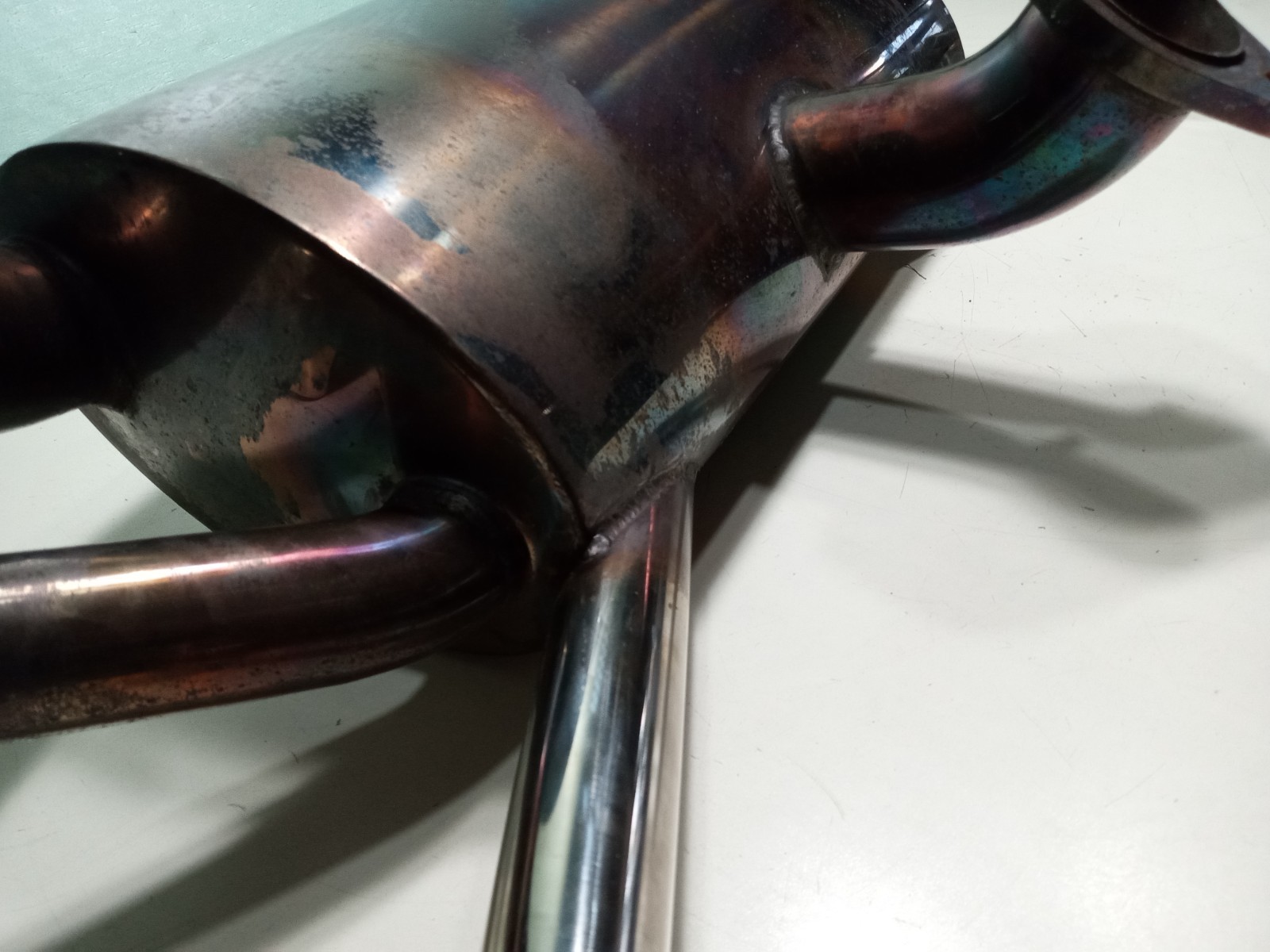 Ferrari 355 Engine  Exhaust Muffler Silencer_Stainless Steel