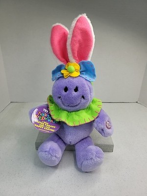 Tickle Tickle Wiggle Wiggle Giggle Purple Easter Parade Bunny Plush New 