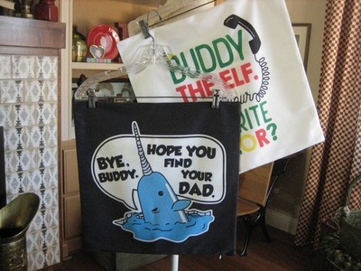 Pillow Covers 2 Elf Movie Narwhall Hope You Find Your Dad  &  Favorite Color