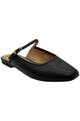 Dolce Vita Women's Montrice Flat Mule Slides Black