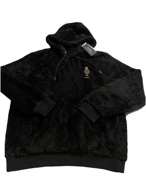 Polo Ralph Lauren Bear Pile Fleece Hoodie Sweatshirt Sweater New W/Tags Men s L