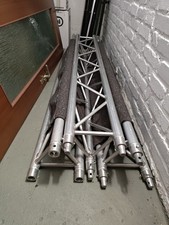 3x Global Truss F33 2m Traverse + 2x Wind-Up Stativ + Truss-Aufnahmen – Zubehör