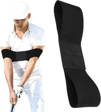 Golf Swing Training Arm Band - Elastic Aid for Correcting Swing Technique