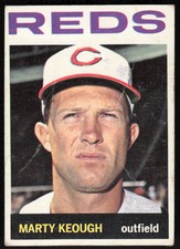 1964 Topps  #166 Marty Keough (creases)