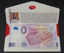 SLOVENIA Null 0 Euro Schein Souvenir Banknote 2026 "Regional Archives" Silver