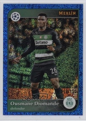 2024 Merlin UEFA Club Competitions Blue Speckle Refractor Ousmane Diomande 14tb