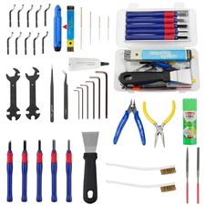 BCZAMD 39Pcs 3D Printer Tools Kit Includes Resin Removal Cleaning Deburring Tool