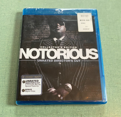 New! Notorious BIG Unrated Director's Cut Collector's Edition Buy-Ray Ships Free