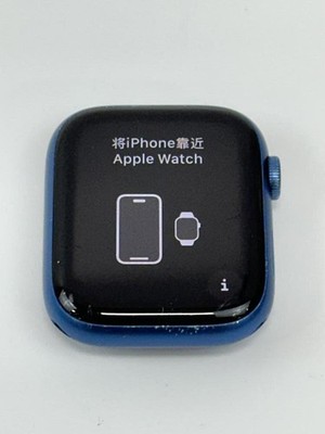 Apple Apple Watch Series 7 45mm 32GB A2477 Aluminum Blue (Unlocked) - Fair