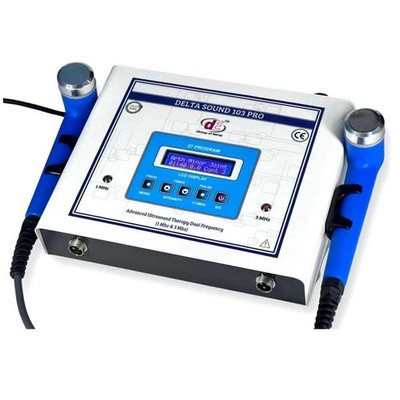 Advanced Delta S 103 Pro 1 & 3 Mhz Dual Head Ultrasound Therapy Device #