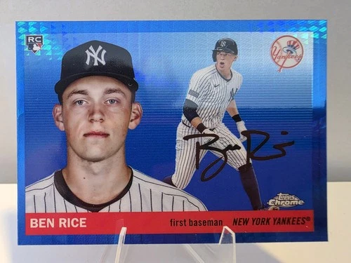 Ben Rice 2025 Topps Chrome Ben Rice #311 Blue