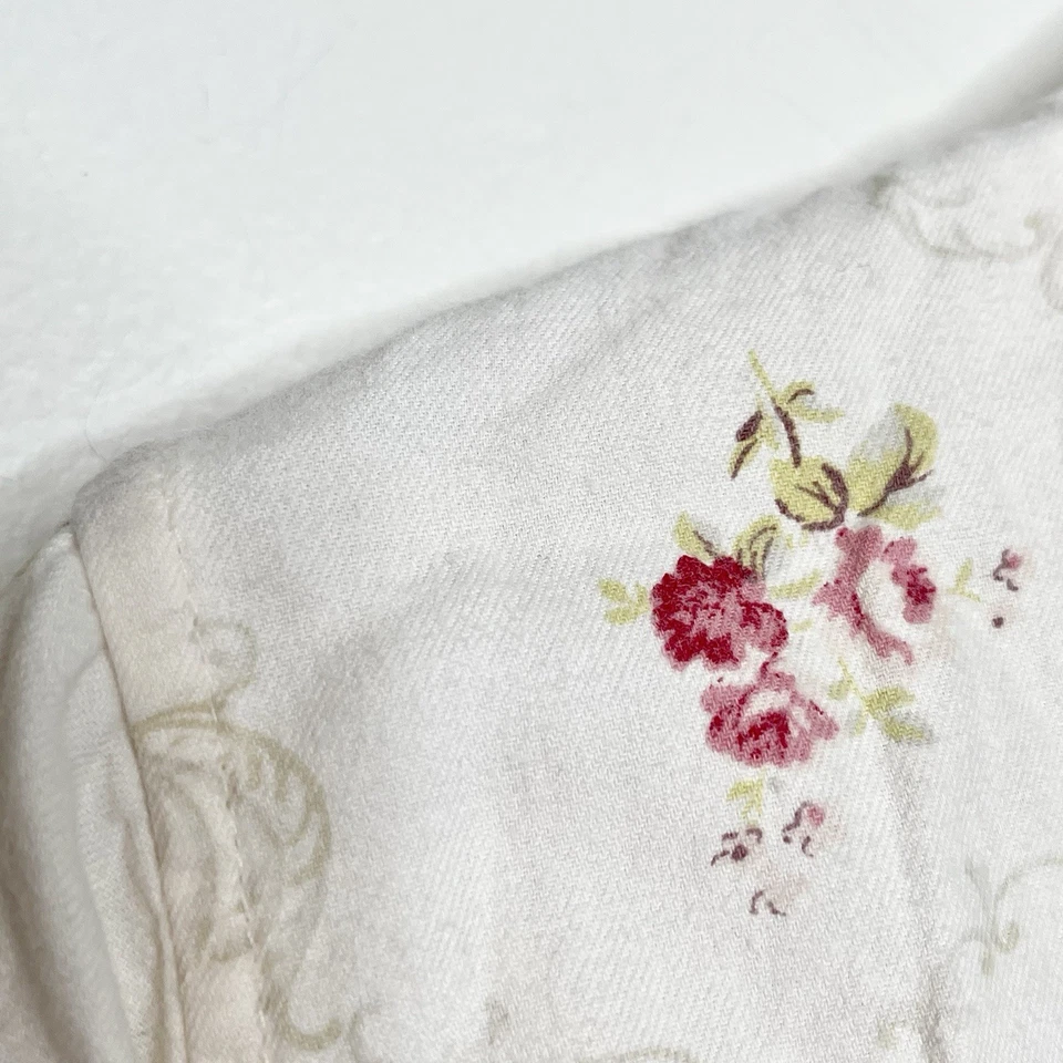 Комплект женских фланелевых пижам Ralph Lauren Цветочный Цвет розовый Цвет слоновой кости Heritage Cottage - Изображение 4 из 4