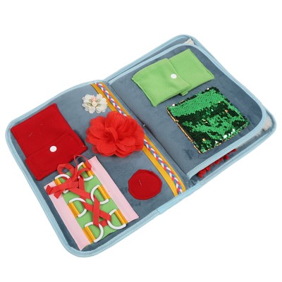 Fidget Book Versatile Anxiety Relief Soft Sturdy Fidget Blanket Für ältere D BHC