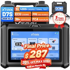 2026 XTOOL D7S V2.0 OBD2 Scanner Bidirectiona...