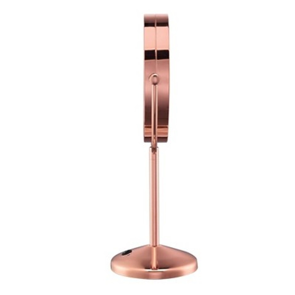 CONAIR LED MAKEUP MIRROR 1X & 10X MAGNIFICATION ROSE GOLD eBay