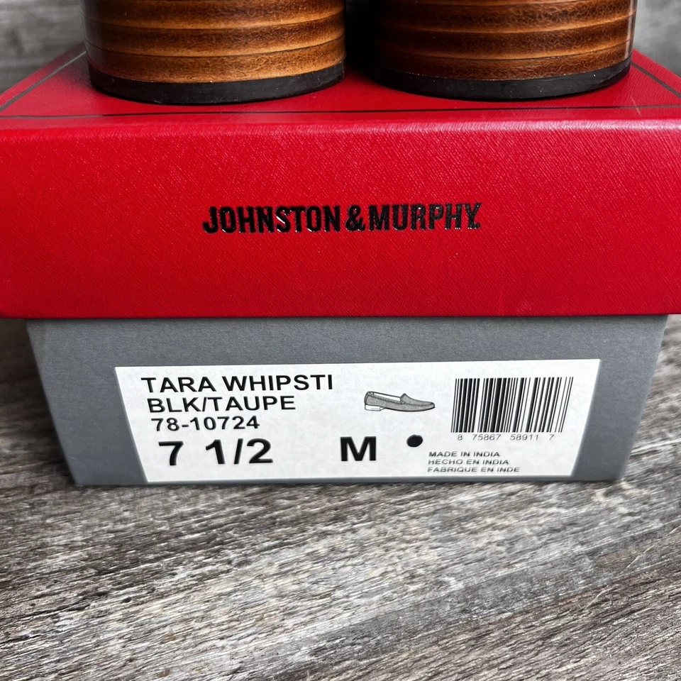 Zapatos mocasín Johnston & Murphy para mujer 7,5 M Whipsti piel de serpiente NUEVO Foto 4 de 4