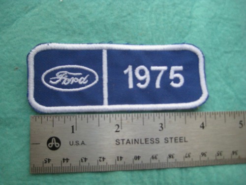 Ford 1975 Dealer Service Parts Uniform Shoulder Patch