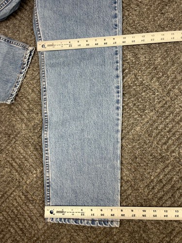 Vintage Levis 550 Jeans Adult 31x30 Relaxed Fit Light Wash Red Tab Mens NWT - Picture 14 of 19