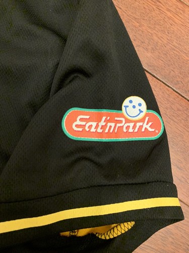 2 Pittsburgh Pirate Eat N Park Giveaway Starling Marte YXL & Yellow YS Shirts - Picture 5 of 5