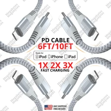 20W PD Fast Charging Cable For iPhone 14 13 12 11 Pro Max XR Type C Charger Cord