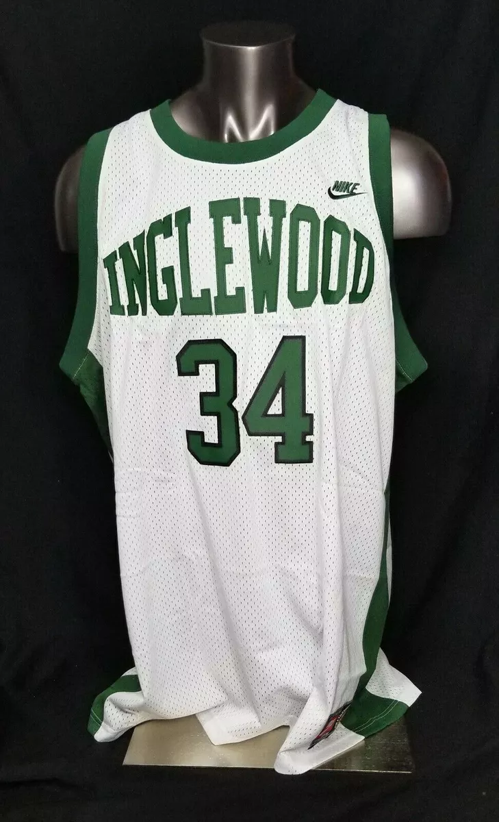 Paul Pierce 34 Inglewood High School White Basketball Jersey — BORIZ