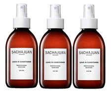 SachaJuan Leave In Conditioner 8.4Oz - Helps to Keep Hair & Scalp Healthy x 3